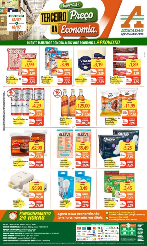 Atacadão- 3° Preço