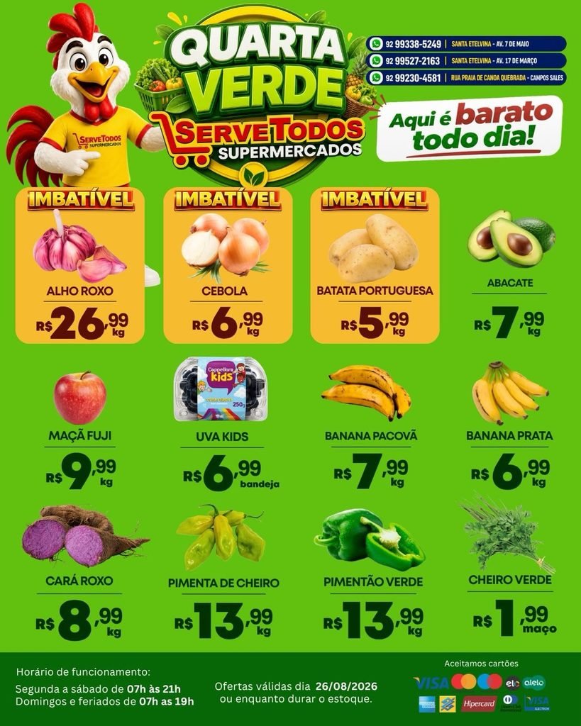 Serve Todos- Quarta Verde