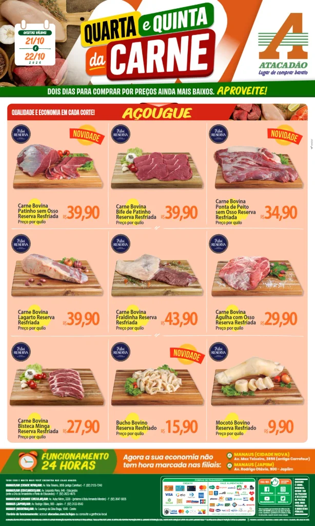 Atacadão- Carnes e Hortifruti